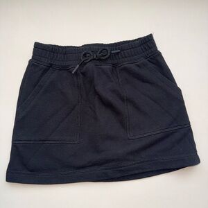 wonder nation Black Knit Skirt with Pockets